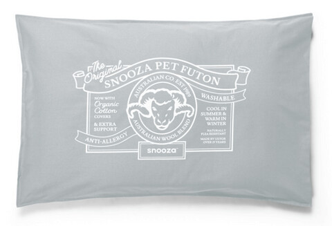 Snooza Organic Futon Mighty -  Charcoal