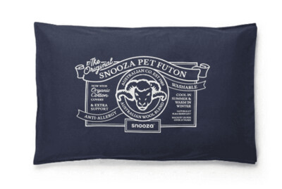 Snooza Organic Futon Mighty -  Charcoal  or Blue