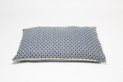 Mog & Bone Futon Dog Bed Navy Ikat - X Large
