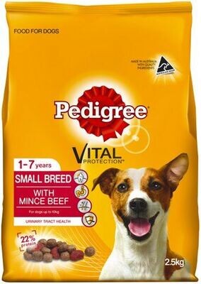 Pedigree Mini Mince Beef Dog Food 2.5 kg