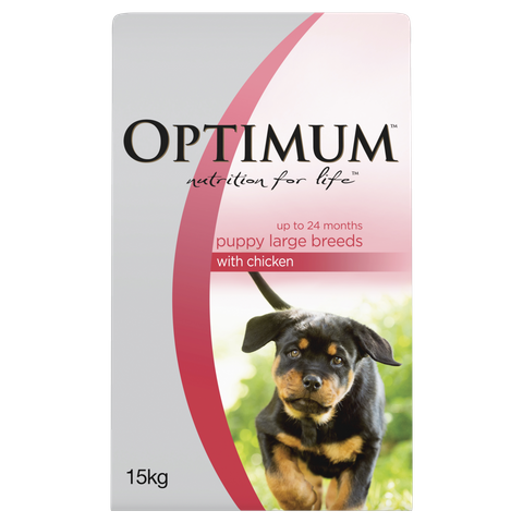 Optimum Puppy Large Giant Breed Dry Dog Food Chicken -  15 kg