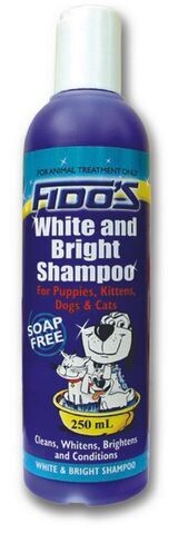 Fido’s White & Bright Shampoo  -  250 ml , 1 litre or 5 litre