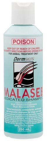 Malaseb Medicated Shampoo  -  250 ml , 500 ml or 1 litre