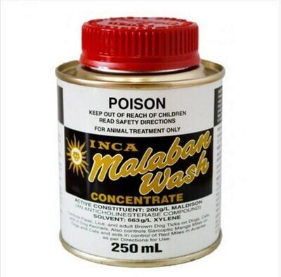 Inca Malaban Wash Concentrate - 250 ml or 500 ml