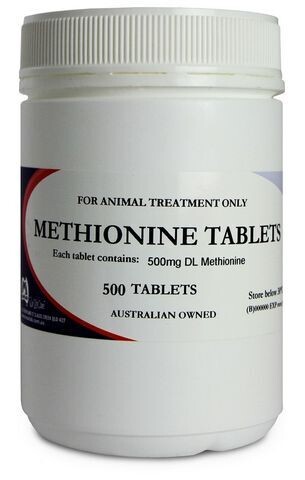 Fidos Methionine Tablets For Dogs   500 tablets