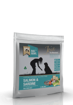Meals for Mutt Adult Dog Salmon , Sardine Gluten Free  -  2.5 kg , 9 kg or 20 kg