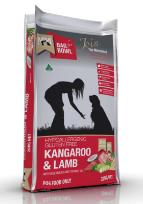 Meals for Mutt Adult Dog Kangaroo, Lamb Gluten Free  -  20 kg