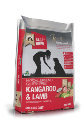 Meals for Mutt Adult Dog Kangaroo, Lamb Gluten Free  -  9 kg