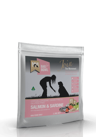 Meals For Mutts Grain Free Salmon & Sardine Adult Dry Dog Food   -  2.5 kg , 9 kg or 20 kg