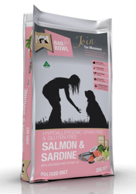 Meals For Mutts Gluten Free , Grain Free Salmon & Sardine Adult Dry Dog Food   -  20 kg