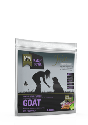 Meals For Mutts Goat Single Meat Protein Grain Free Adult Dry Dog Food -  2.5 kg or 14 kg