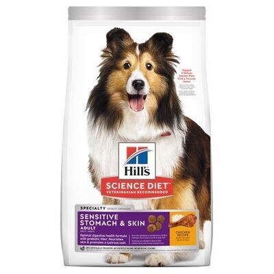 Hill's Science Diet Adult Sensitive Stomach & Skin  -  12 kg