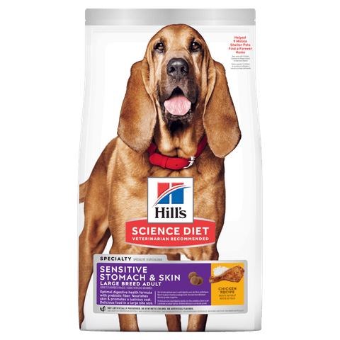 Hill's Science Diet Adult Large Breed Sensitive Stomach & Skin  -  13.6 kg