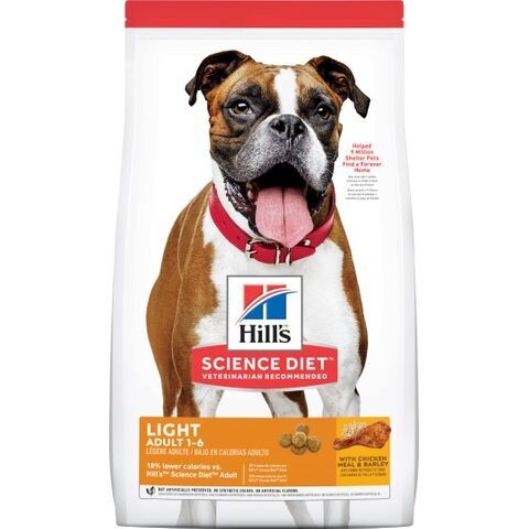 Hill's Science Diet Adult Light  -  3 kg or 12 kg