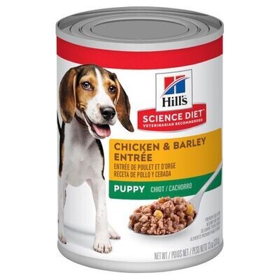 Hill's Science Diet Puppy Chicken & Barley Entrée  - 370 grams x 12