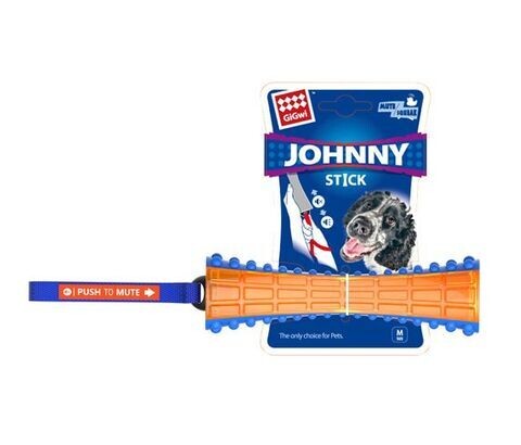 Gigwi Johnny Stick Push to Mute  - Purple/ Blue or Blue/Orange