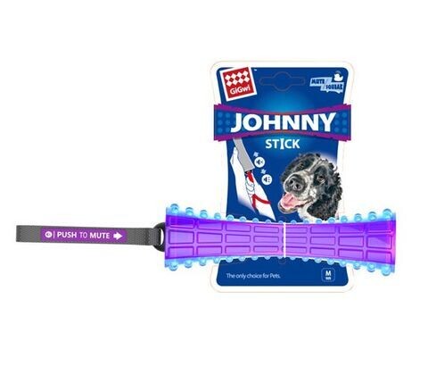 Gigwi Johnny Stick Push to Mute  - Purple/ Blue