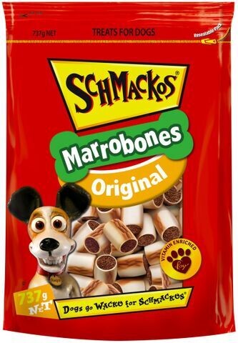 Schmackos Marrobones Crunchy Dog Treats  -  737 grams
