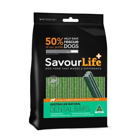 Savour Life Australian Natural Dental Bars   232 grams  - Small/Medium or Medium/Large