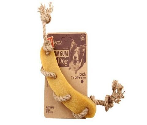 Gigwi Gum Gum Sausage with Hemp Rope