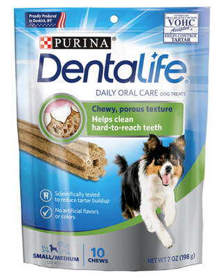 DentaLife Dog Dental Treat Small / Medium - 198 grams or 507 grams