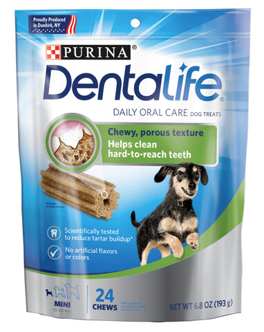 DentaLife  Dog Dental Treat  Mini  -  193 grams or 485 grams