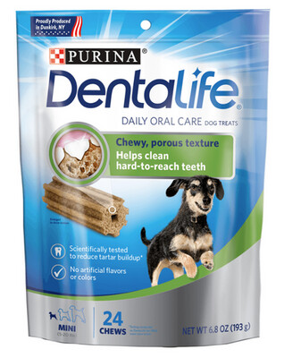 DentaLife Dog Dental Treat Mini - 193 grams or 485 grams