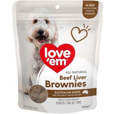 Love Em Liver Brownie - 250 grams