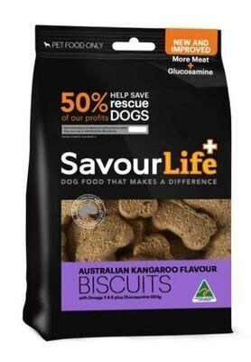 Savour Life Australian Kangaroo Flavour Biscuits - 500 grams