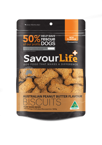 Savour Life Australian Peanut Butter Flavour Biscuits   -  500 grams
