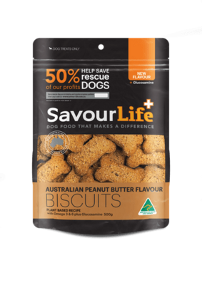 Savour Life Australian Peanut Butter Flavour Biscuits - 500 grams