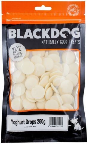 BlackDog Yoghurt Drops  - 250 grams or  1 kg