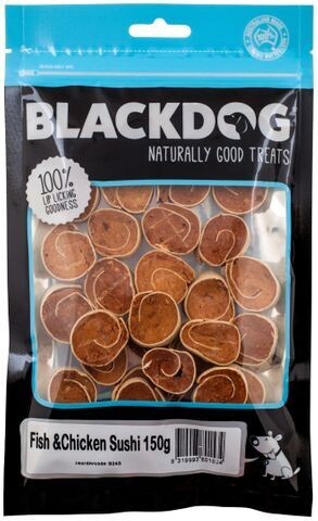 BlackDog Fish & Chicken Sushi  - 150 grams or  1 kg