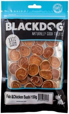 BlackDog Fish & Chicken Sushi  - 150 grams or  1 kg