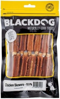 BlackDog Chicken Skewers  - 10 pack or  1 kg