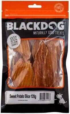 BlackDog Sweet Potato Slices  -  120 grams or 1 kg