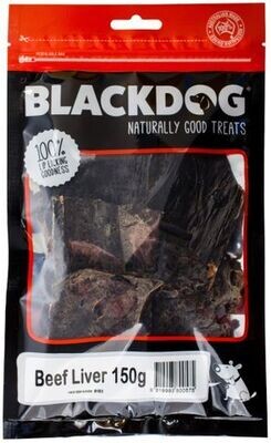 BlackDog Beef Liver  - 150 grams , 500 grams or 1 kg