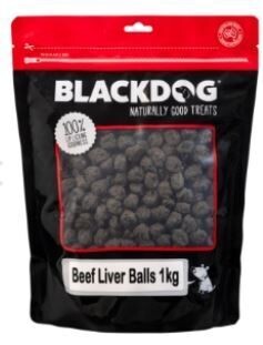 BlackDog Beef Liver Balls  - 250 grams or 1 kg