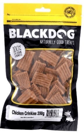 BlackDog Chicken Crinkles  -  200 grams or 1 kg