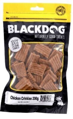 BlackDog Chicken Crinkles  -  200 grams