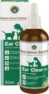 Natural Animal Solutions Ear Clear 50 ml