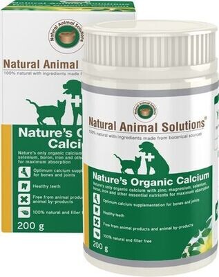 Natural Animal Solutions Natures Organic Calcium 200 grams