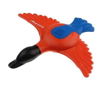 GiGwi Lets Fly Duck Squeak TPR - Orange/Blue or Red/Green