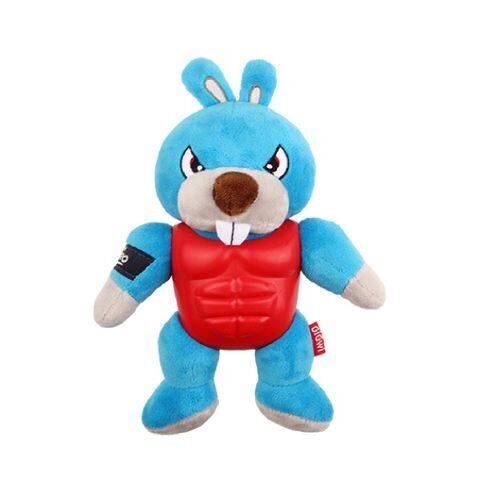 Gigwi I Am Hero Armour Plush With Squeak Dog Toy  -  Rabbit