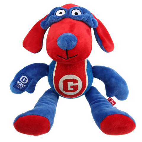 Gigwi Agent Plush with Tennis Ball  -  Dog , Elephant or Lion
