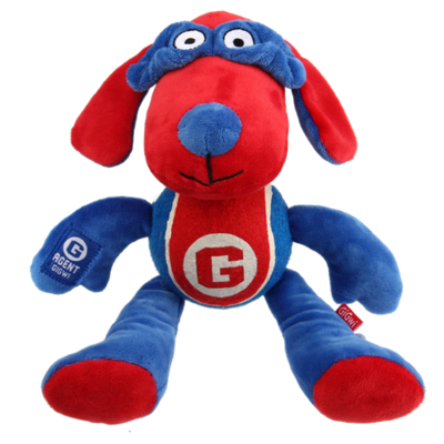 Gigwi Agent Plush with Tennis Ball - Dog , Elephant or Lion