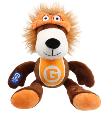 Gigwi Agent Plush with Tennis Ball  -   Lion