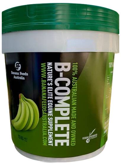 Banana Feeds Australia B-Complete Elite Equine Supplement  -  2.5 kg .  9 kg & 15 kg