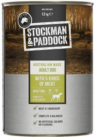 Stockman & Paddock Adult 5 Kinds  700 grams x 12 or 1.2 kg x 6