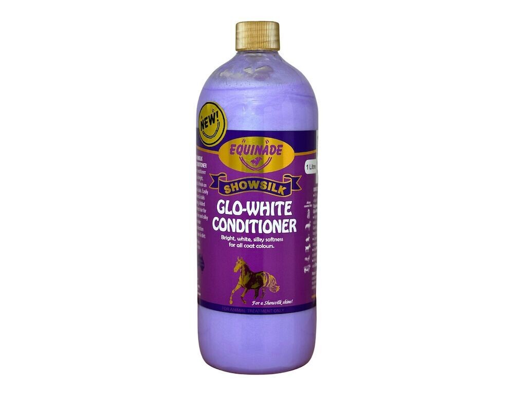 Equinade Showsilk Glo White Shampoo  - 250 ml , 500 ml , 1 litre , 2.5 litre & 5 litre